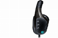Геймърски слушалки Logitech, G633 Artemis Spectrum RGB 7.1 Surround Sound, Микрофон, Черни