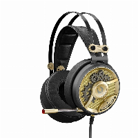 Геймърски слушалки с микрофон A4TECH Bloody HiFi M660 Chronometer Gold  Черно/Златно