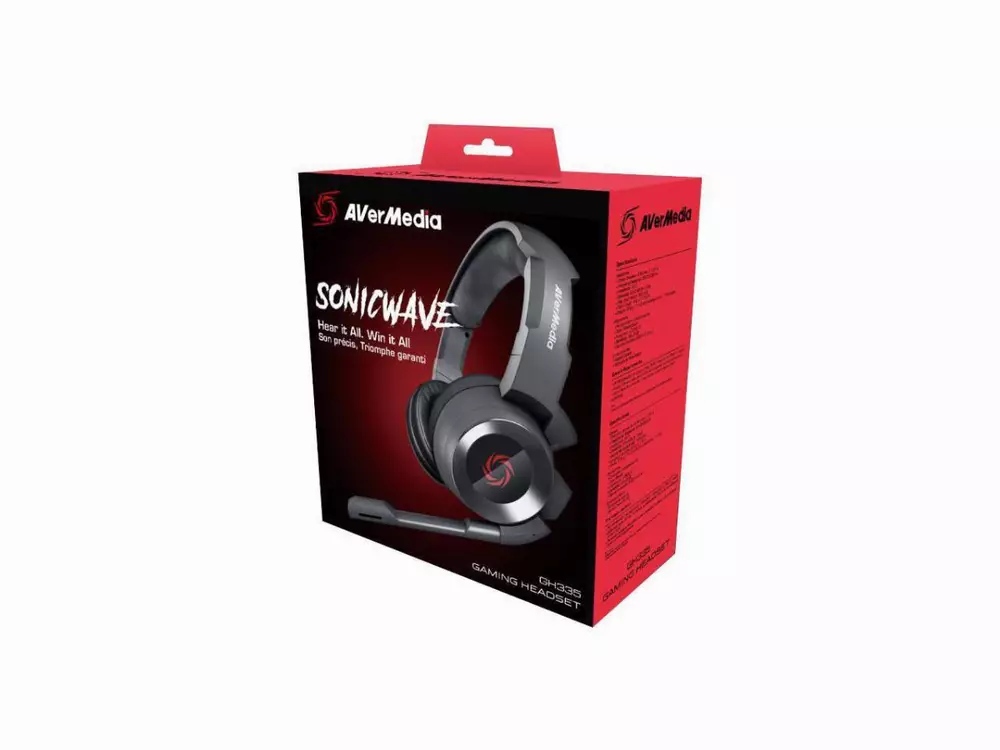 Геймърска слушалка Aver Media SonicWave GH 335