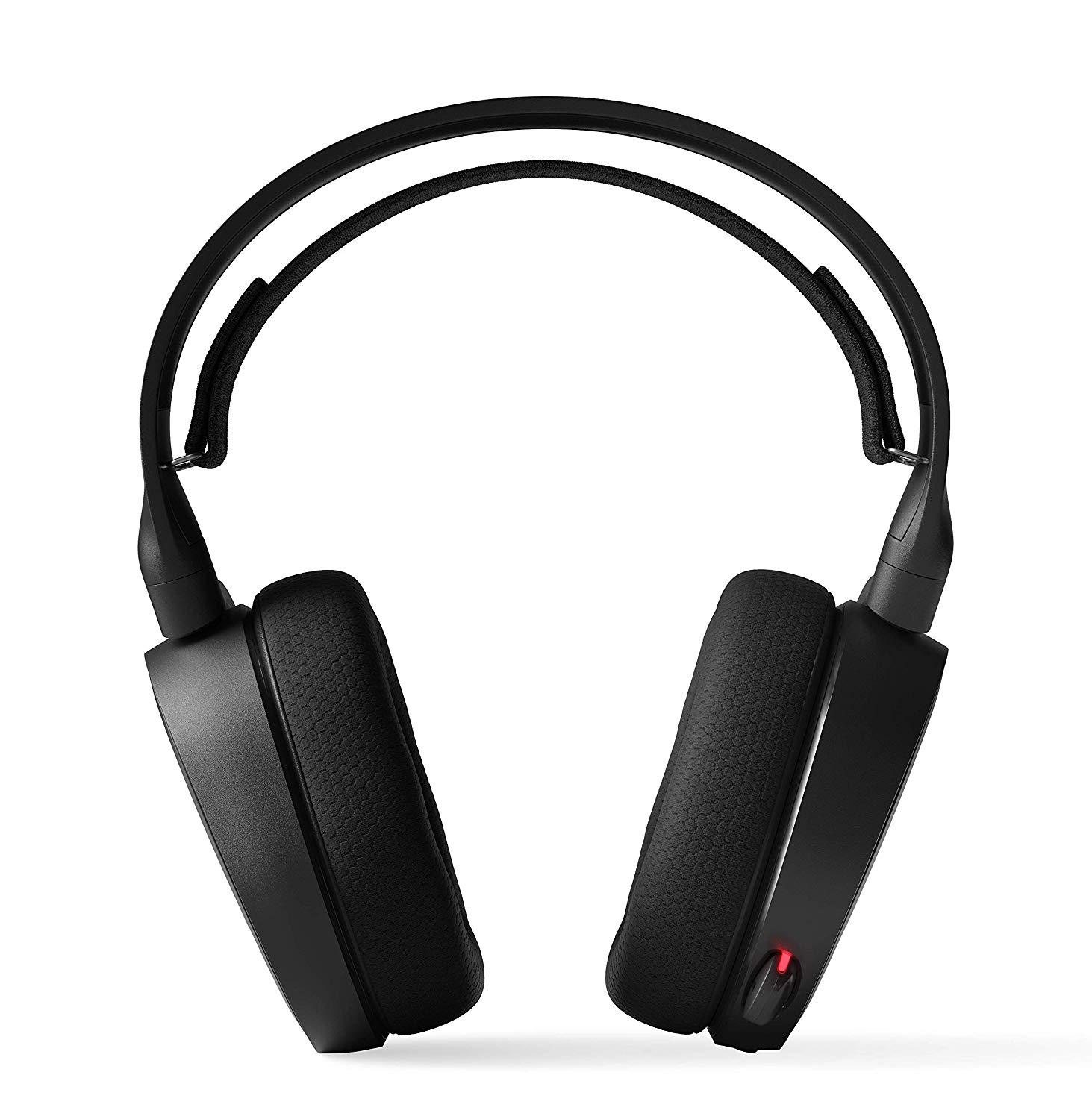 Геймърски слушалки SteelSeries, Arctis 5 Black 2019 Edition 7.1, Микрофон, Черно