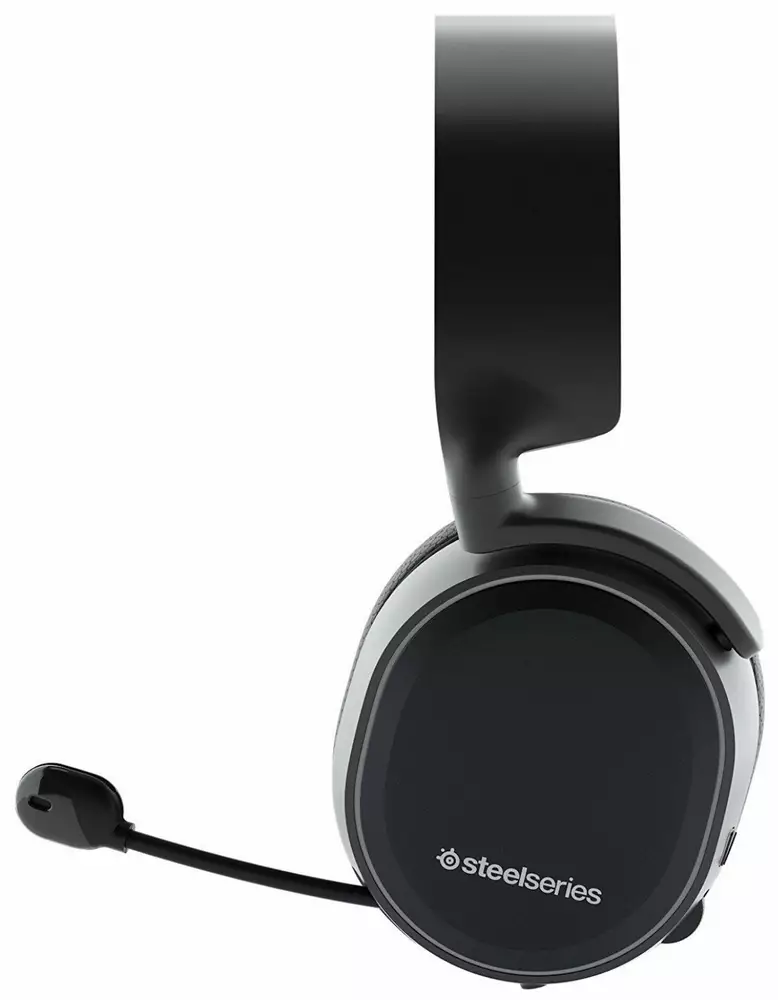 Геймърски слушалки SteelSeries, Arctis 3 Bluetooth Black 2019 Edition, Микрофон, Черно