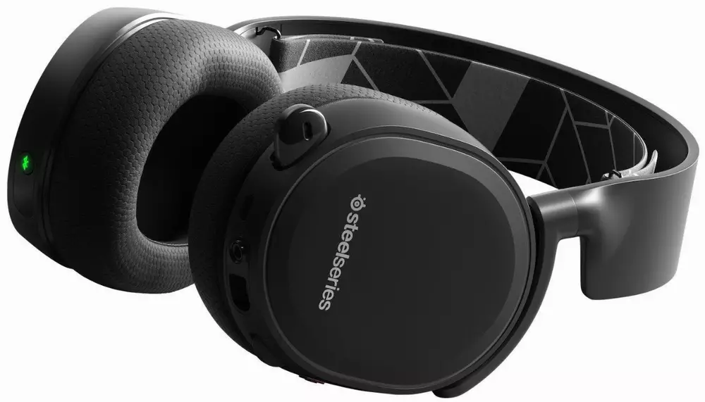 Геймърски слушалки SteelSeries, Arctis 3 Bluetooth Black 2019 Edition, Микрофон, Черно