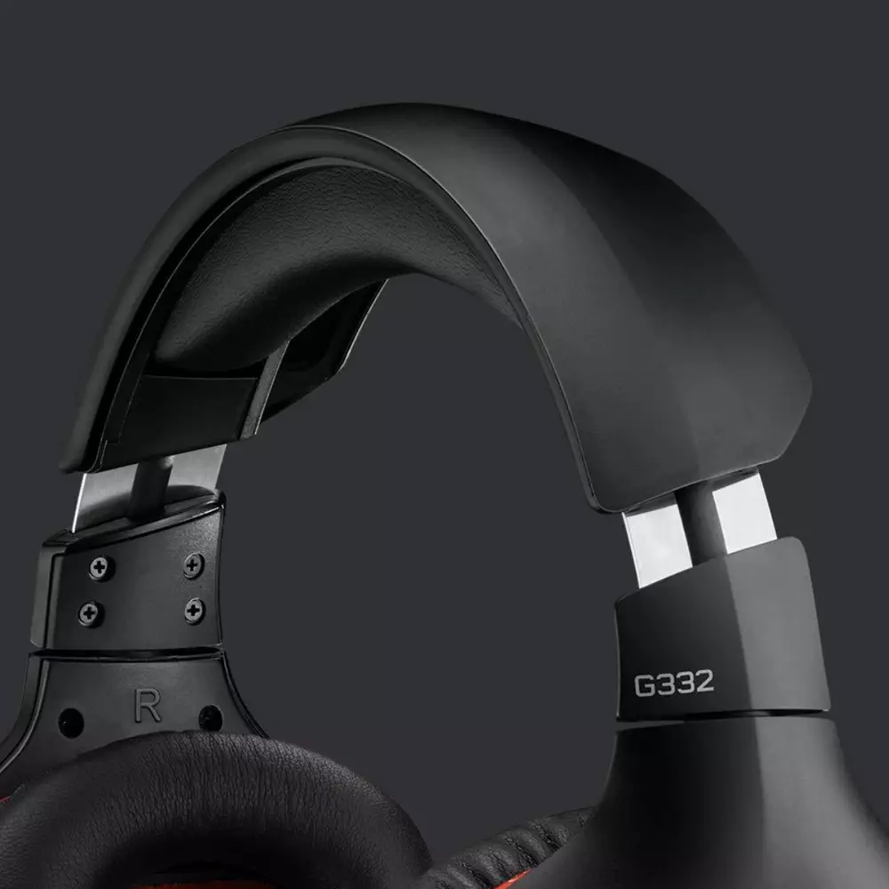 Геймърски слушалки Logitech G332, Микрофон, Черни