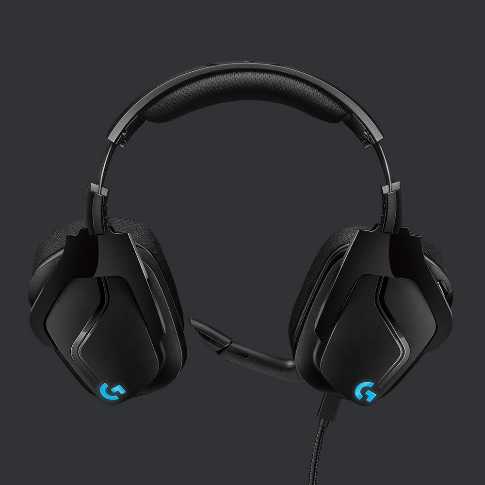 Геймърски слушалки Logitech G635 7.1 Surround Sound LIGHTSYNC Gaming Headset