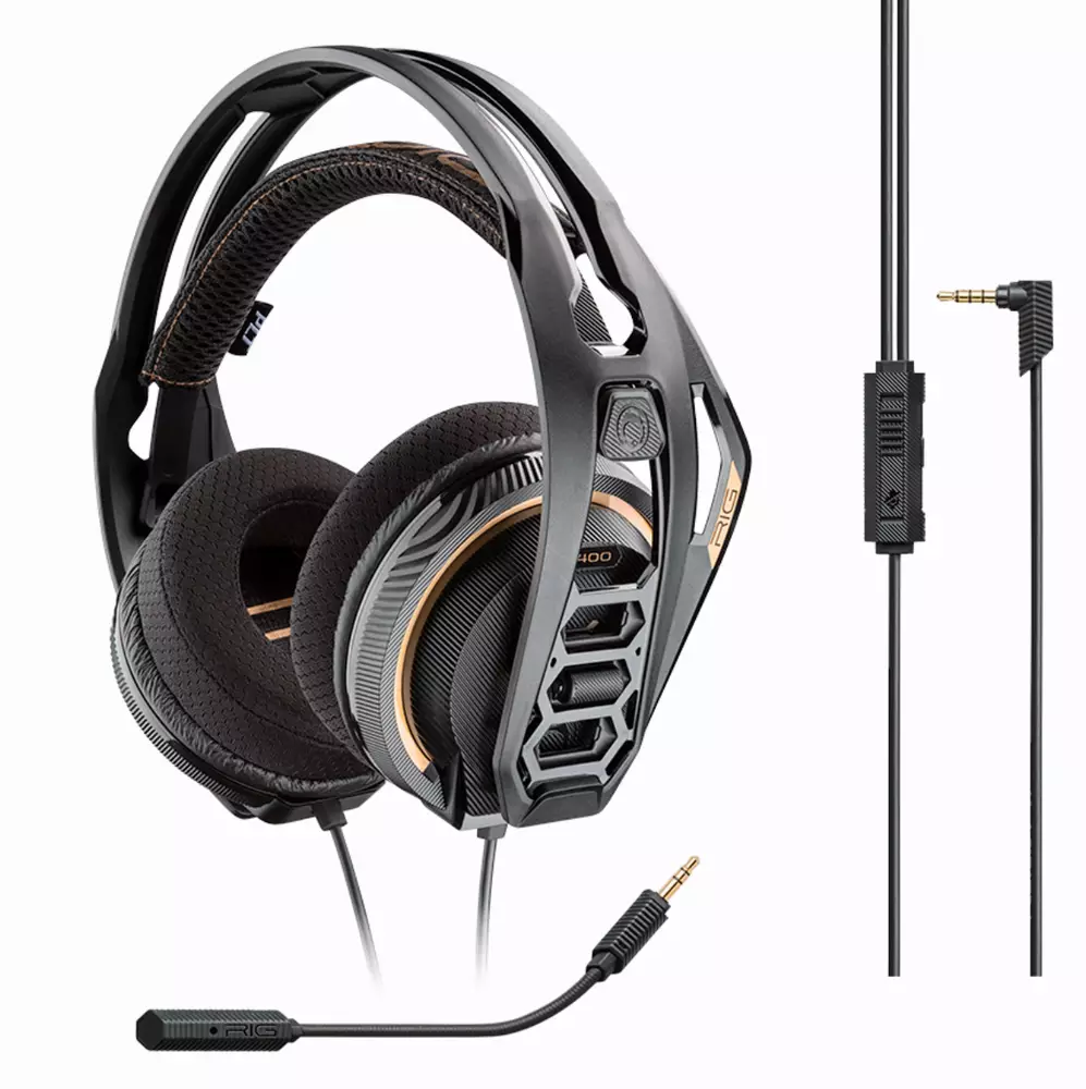 Геймърска слушалка Plantronics RIG 400 PRO, Черен