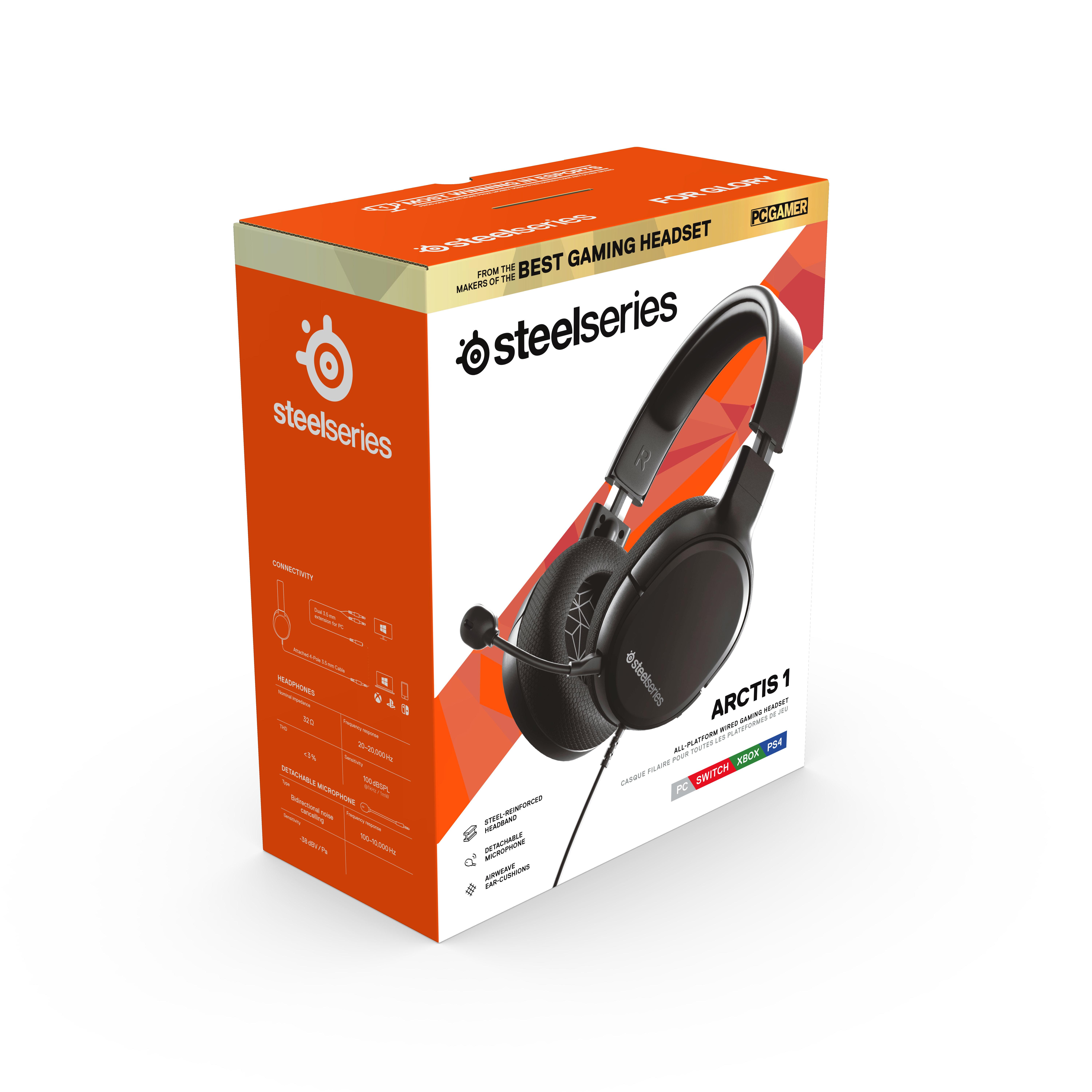 Геймърски слушалки SteelSeries Arctis 1