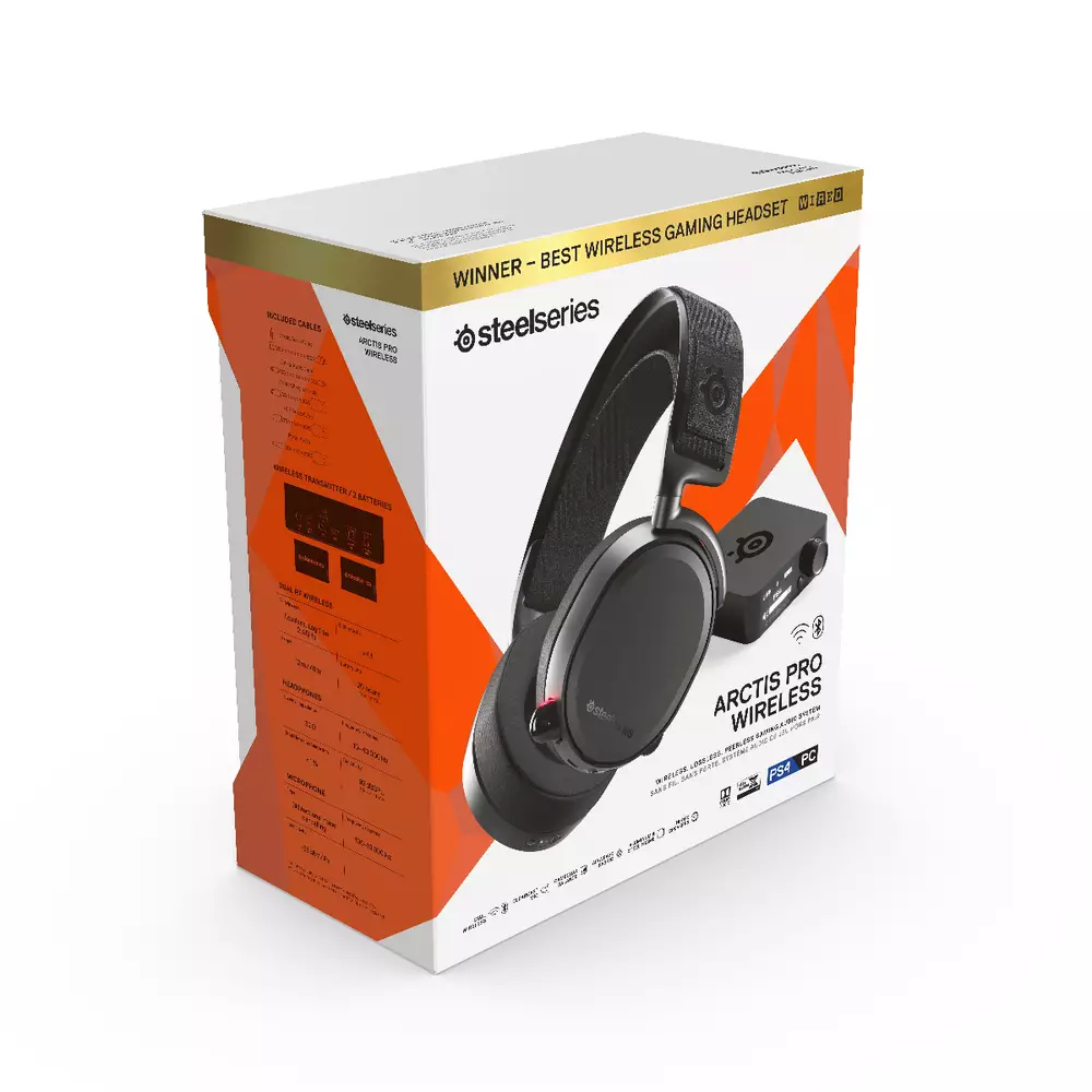 Геймърски слушалки SteelSeries Arctis Pro Wireless