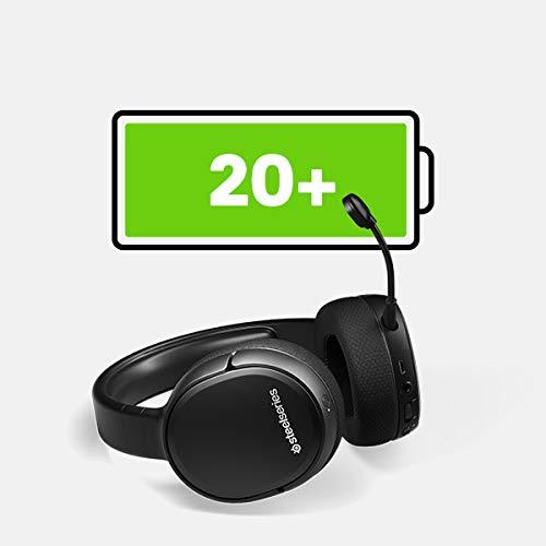 Геймърски слушалки SteelSeries Arctis 1 Wireless, Черно