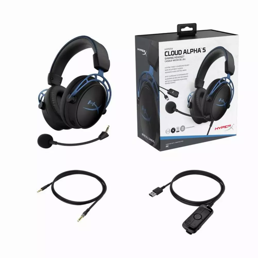 Геймърски слушалки HyperX Cloud Alpha S 7.1