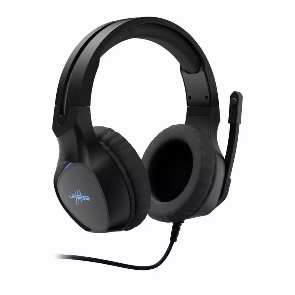 Геймърски слушалки Hama uRage SoundZ 400, Микрофон, USB Черен