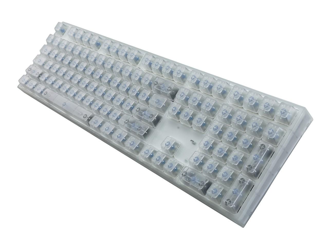 Геймърска механична клавиатура Cooler Master, MasterKeys Pro L Crystal Edition, Сини Суичове