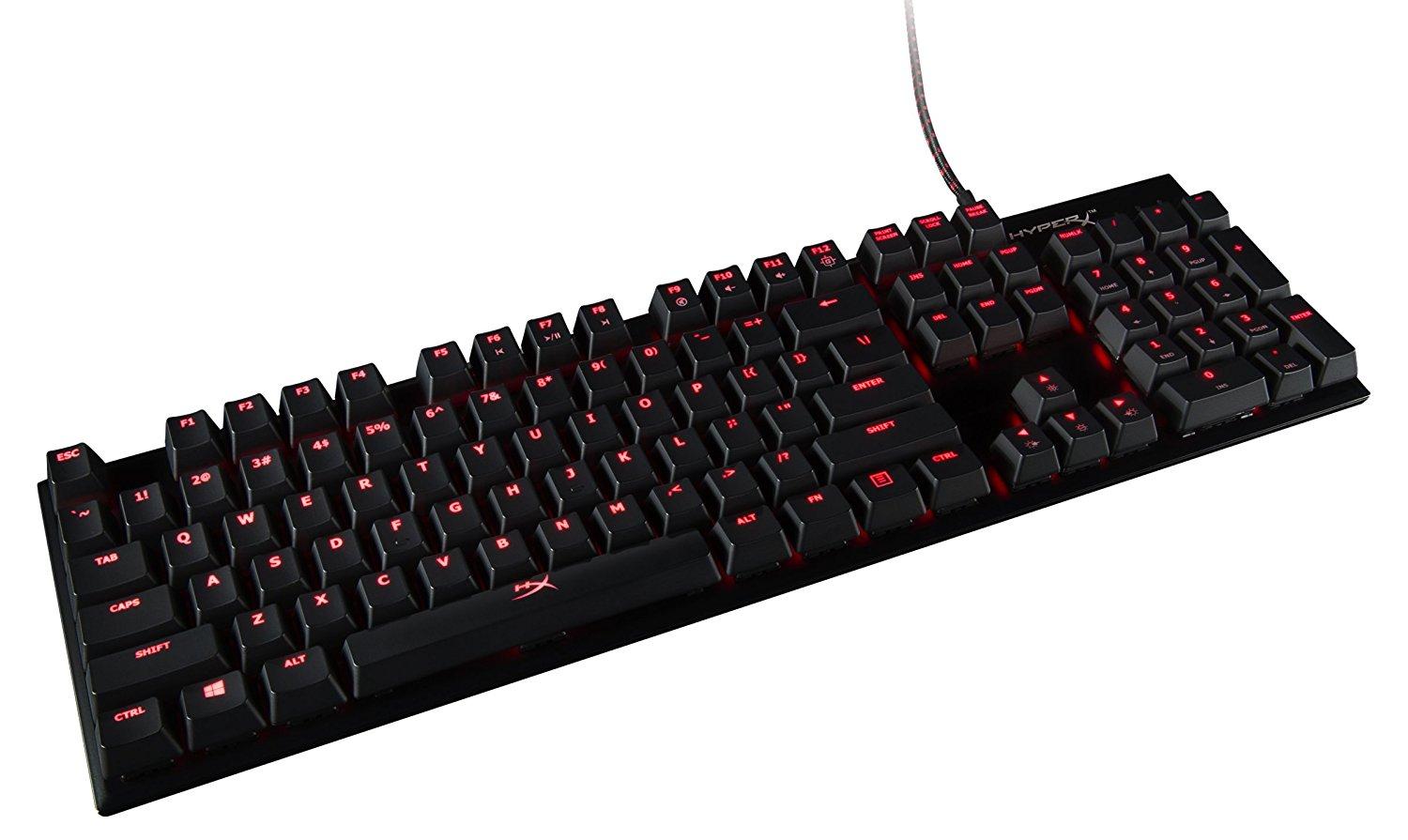 Gaming mechanical keyboard Kingston HyperX, Alloy Red, Red switches