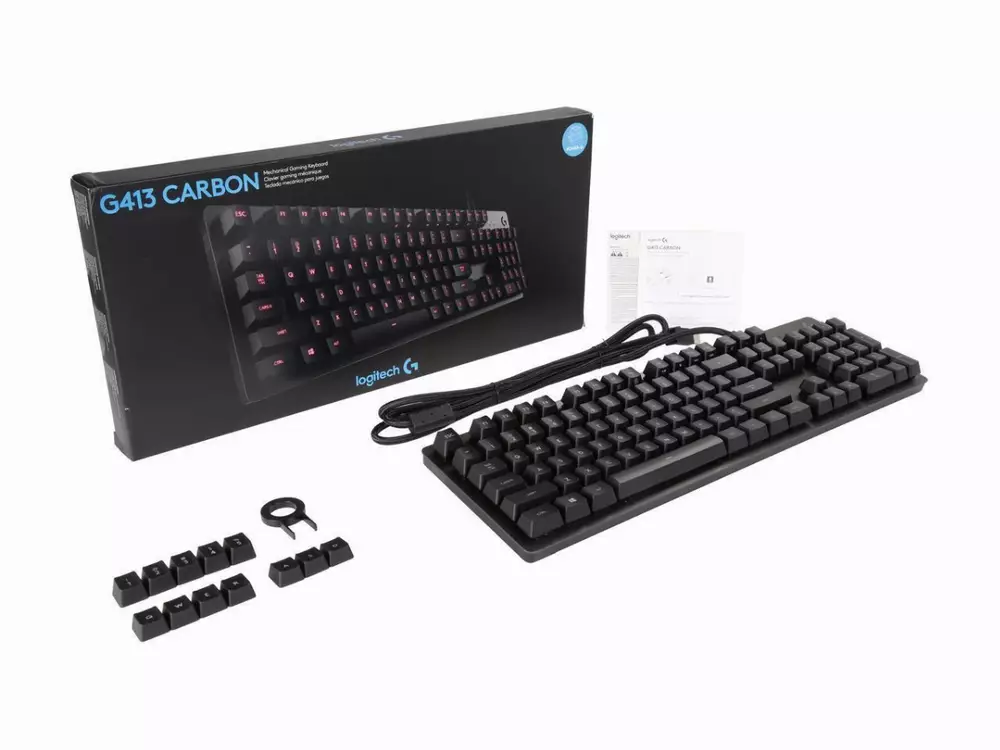 Геймърска механична клавиатура Logitech G413 Carbon, Romer-G суичове