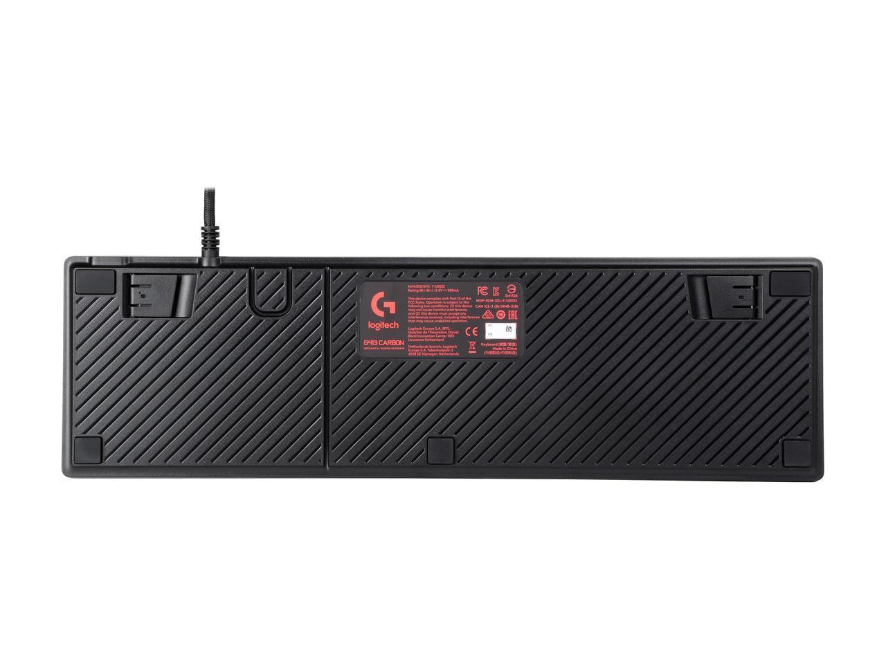 Геймърска механична клавиатура Logitech G413 Carbon, Romer-G суичове