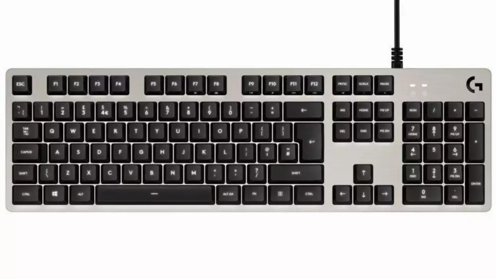 Геймърска механична клавиатура Logitech G413 Silver, Romer-G суичове