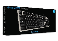 Геймърска механична клавиатура Logitech G413 Silver, Romer-G суичове