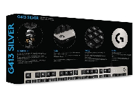 Геймърска механична клавиатура Logitech G413 Silver, Romer-G суичове