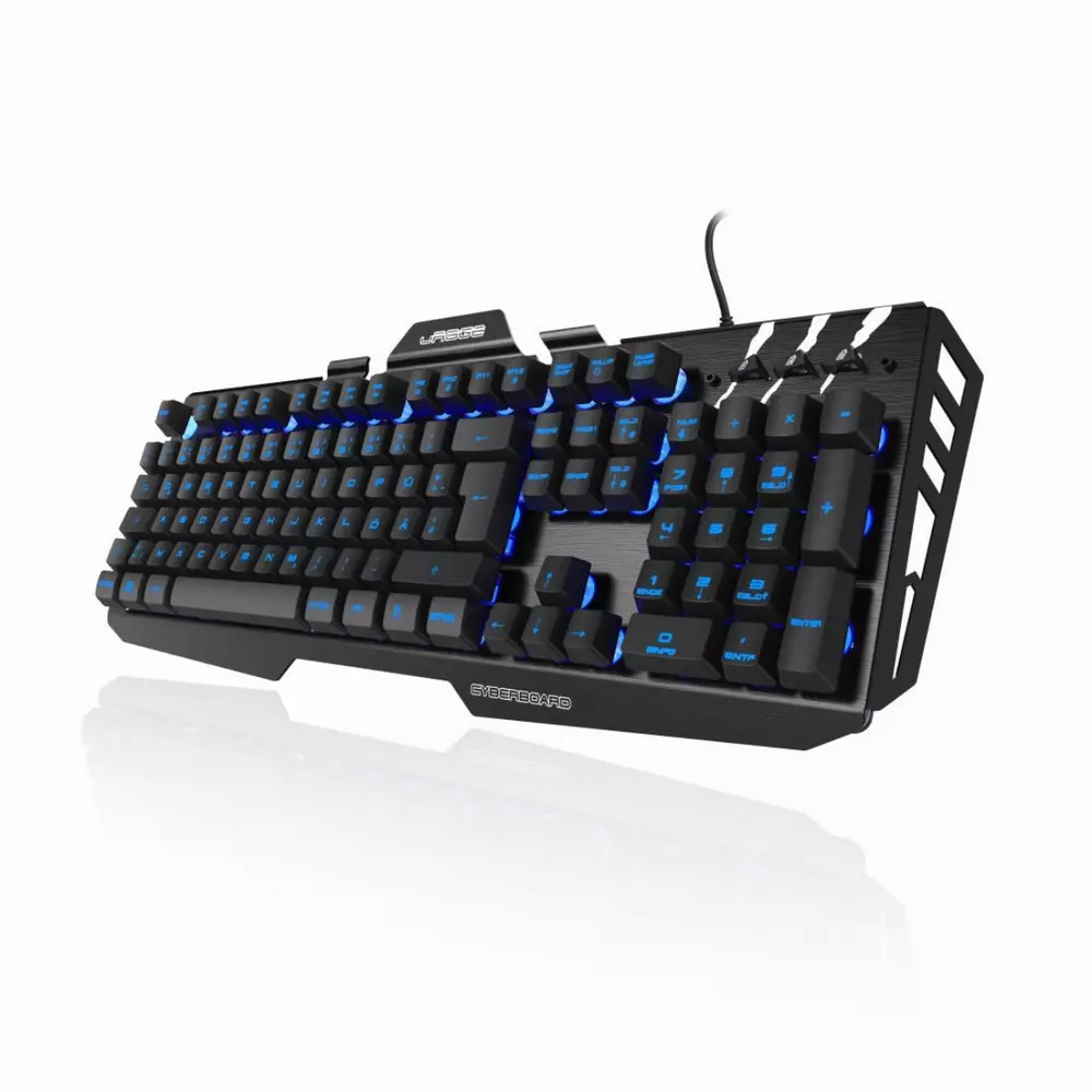 Геймърска метална клавиатура Hama uRage Cyberboard RGB