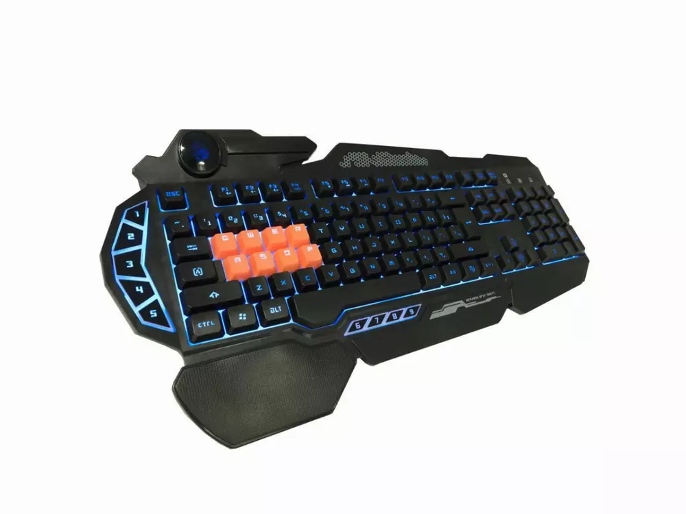Геймърска клавиатура Bloody B318 Light strike, 8-Infrared Swich, USB, кирилизирана