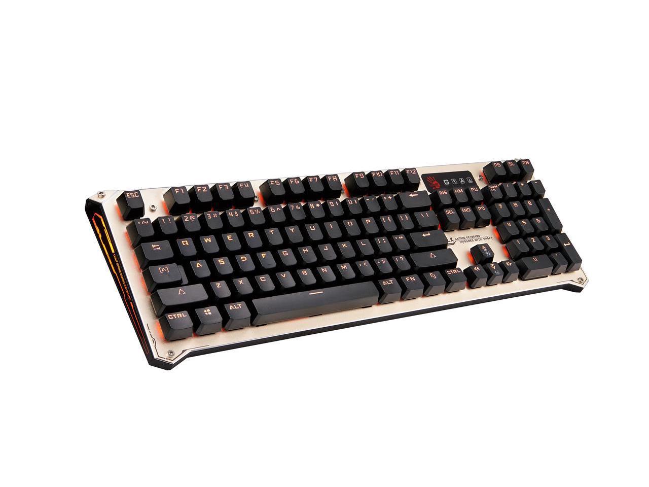 Геймърска клавиатура Bloody B840 Full LK Optical, Blue Switch, USB