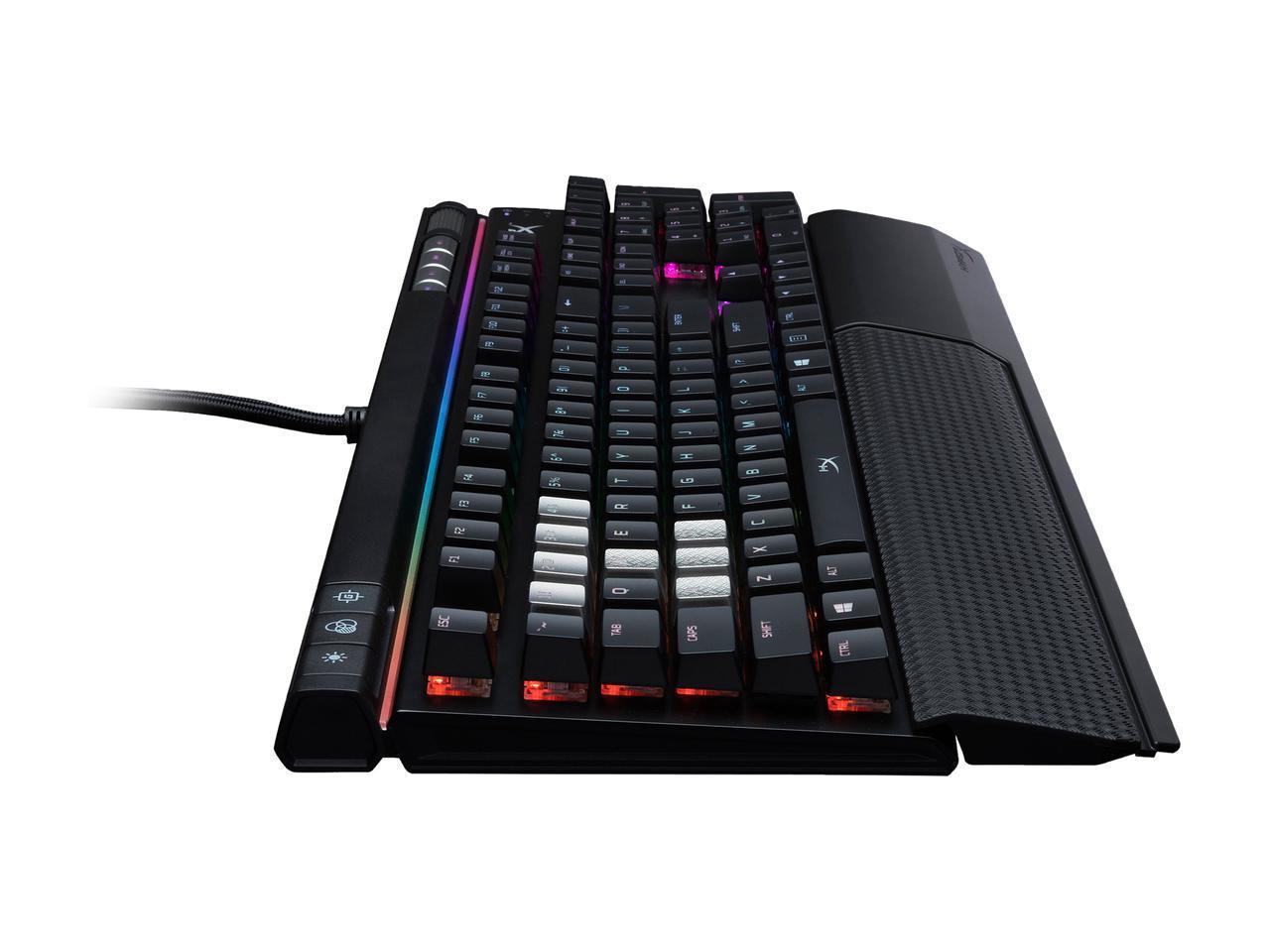 Геймърскa механична клавиатура Kingston HyperX Alloy Elite RGB червени суичове