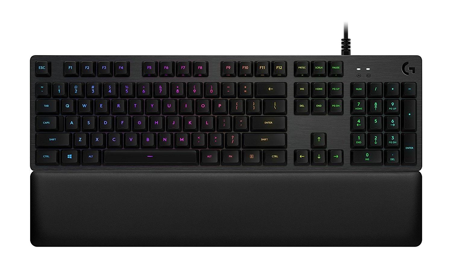 Gaming μηχανική πληκτρολόγιο Logitech G513 Carbon RGB, Romer-G Linear switches