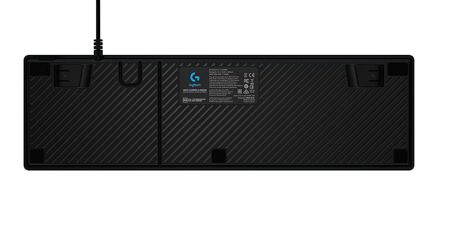 Gaming μηχανική πληκτρολόγιο Logitech G513 Carbon RGB, Romer-G Linear switches