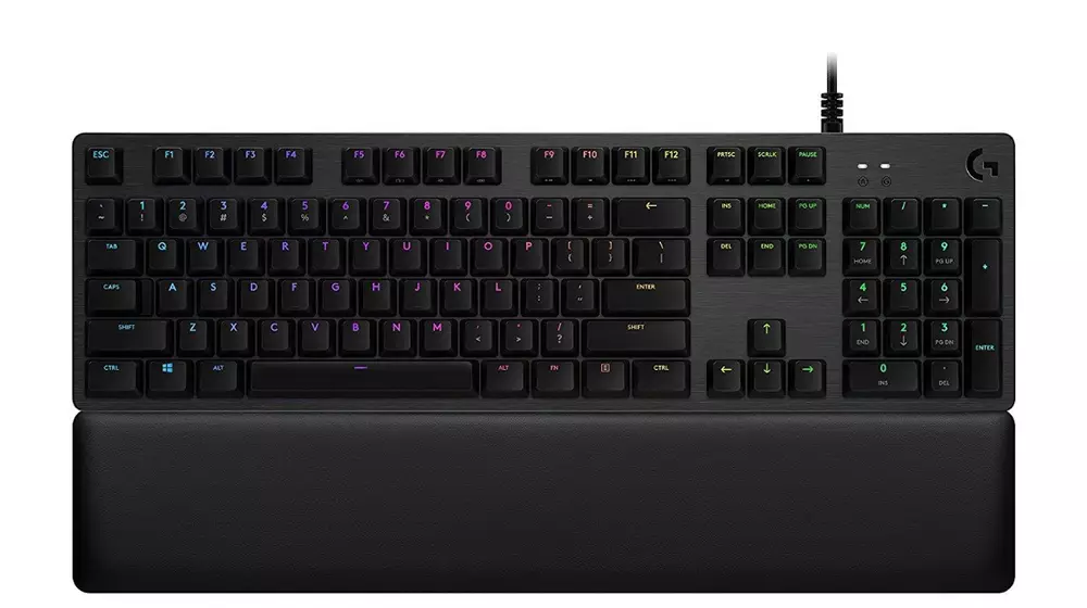 Геймърска механична клавиатура Logitech G513 Carbon RGB, GX Blue суичове - 920-008934
