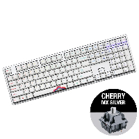 Геймърскa механична клавиатура Ducky One Rainbow, Cherry MX Silver