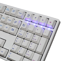 Геймърскa механична клавиатура Ducky One Rainbow, Cherry MX Silver