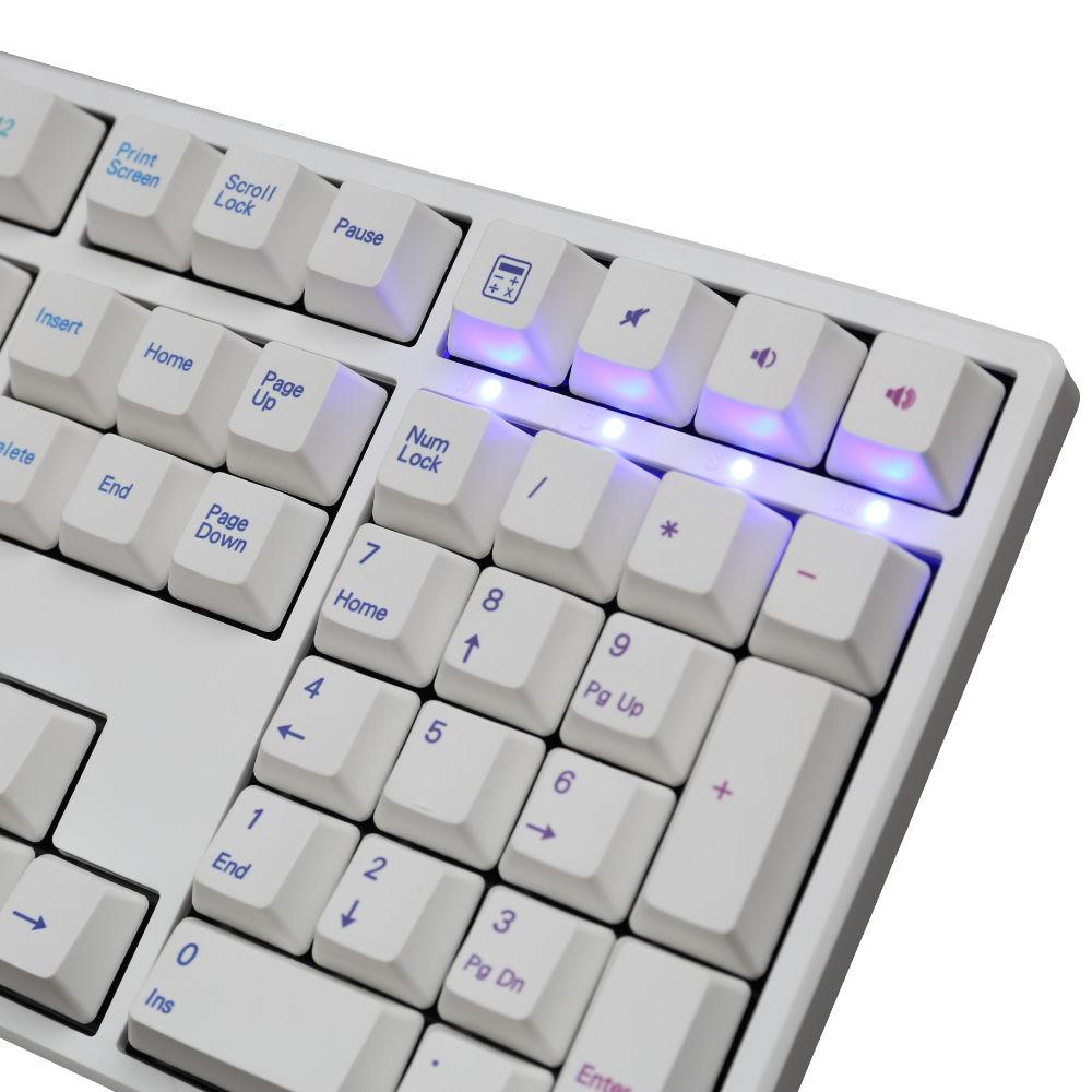 Геймърскa механична клавиатура Ducky One Rainbow, Cherry MX Silver