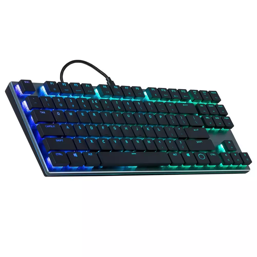 Геймърска механична клавиатура Cooler Master SK630 TKL Cherry MX RGB Low Profile