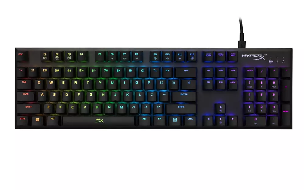 Геймърскa механична клавиатура HyperX Alloy FPS RGB, Kailh Silver Speed