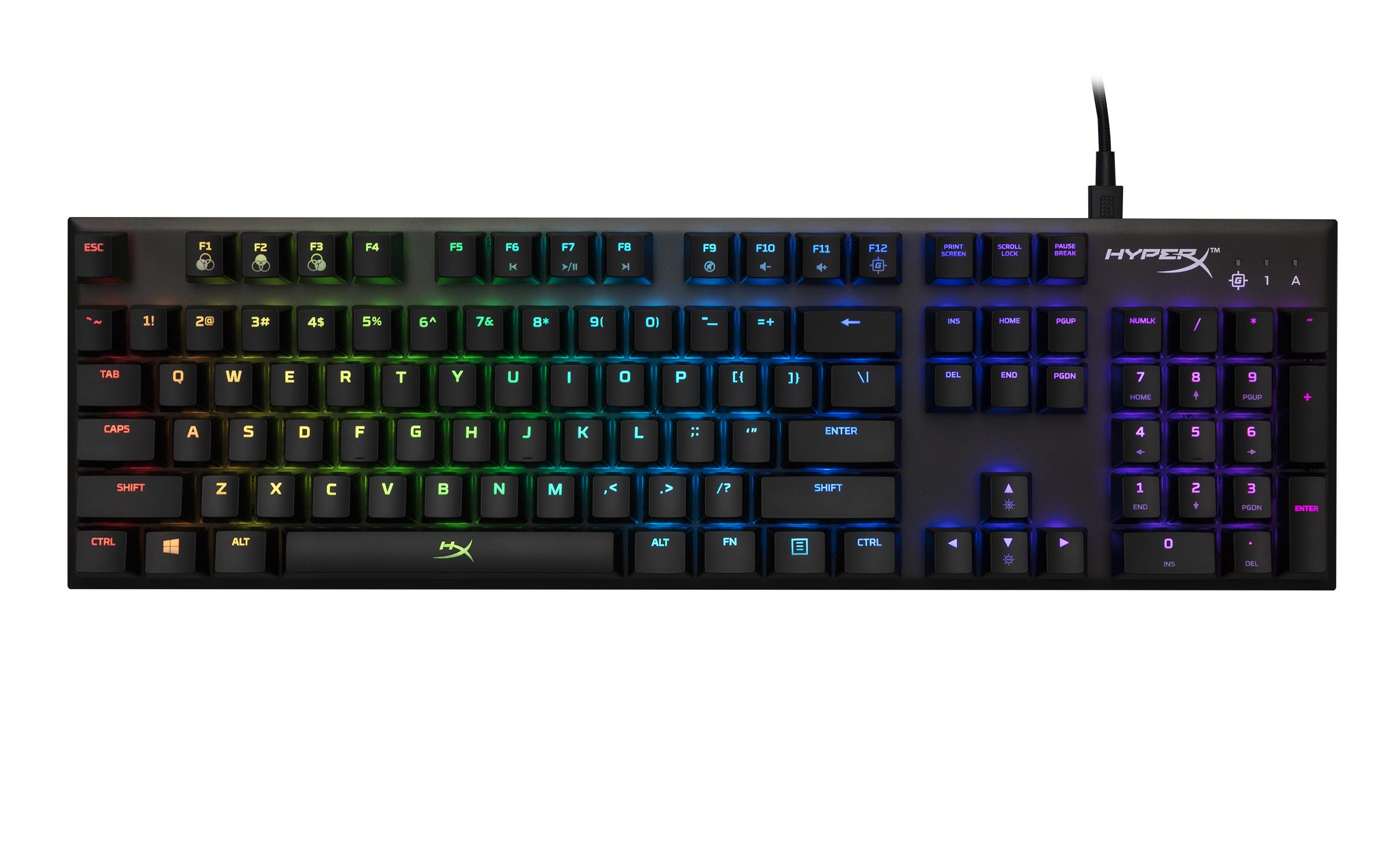 Геймърскa механична клавиатура HyperX Alloy FPS RGB, Kailh Silver Speed