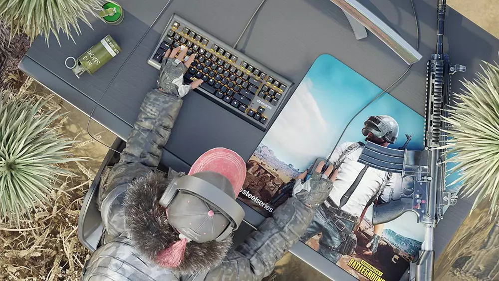Механична Геймърскa клавиатура Steelseries Apex M750 TKL PUBG Edition