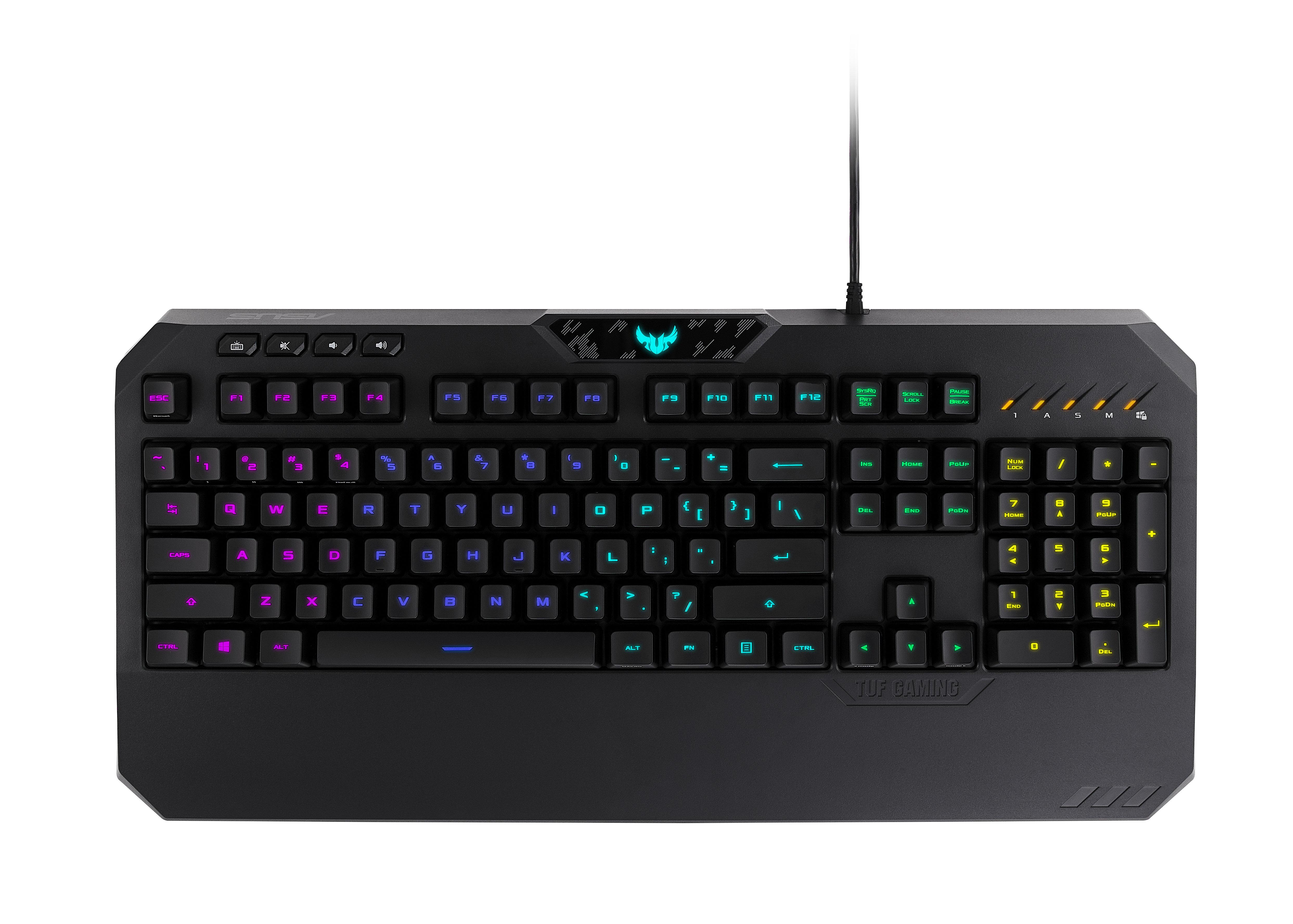 Геймърска Mech-Bran клавиатура ASUS TUF Gaming K5 RGB Aura Sync