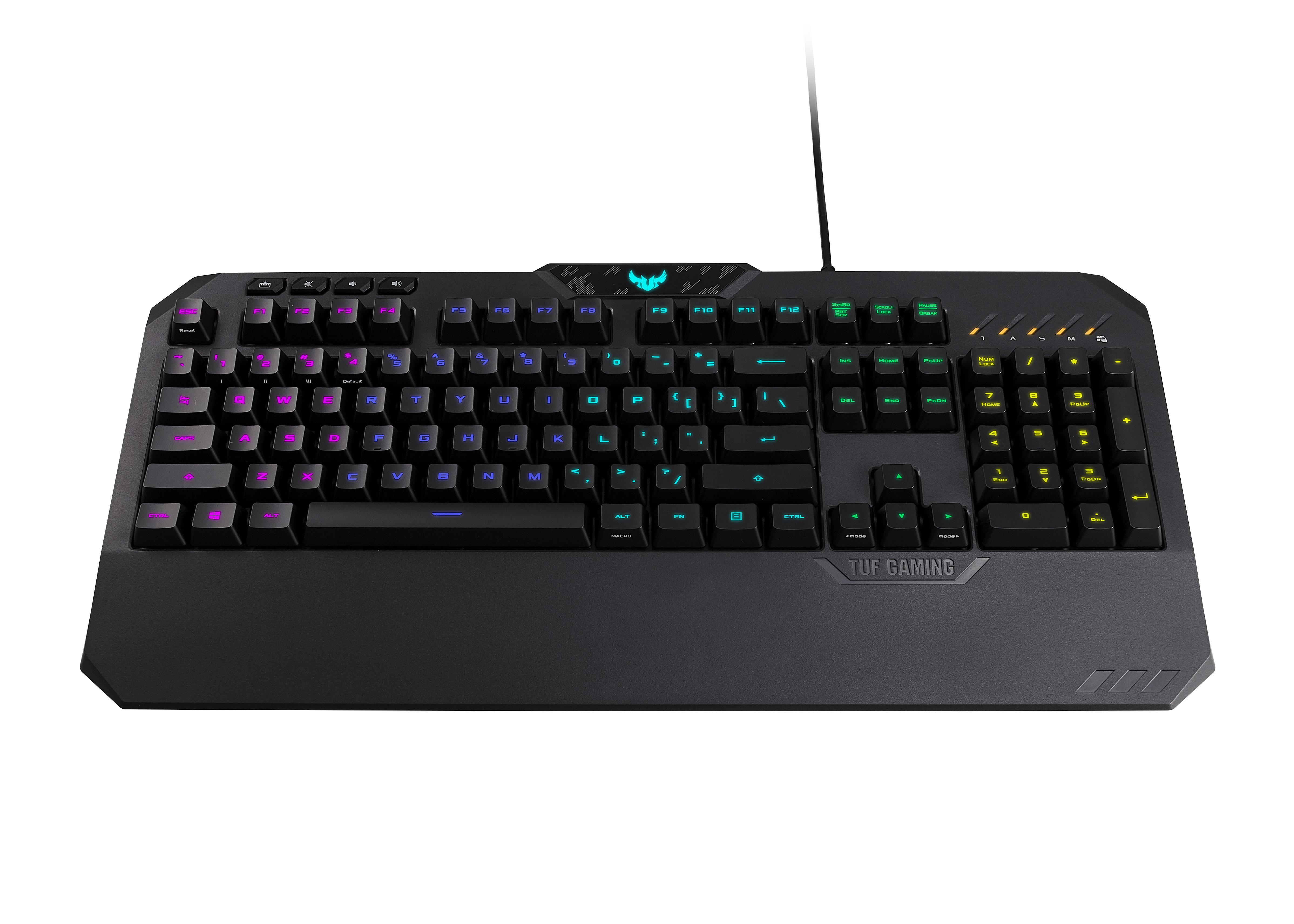Геймърска Mech-Bran клавиатура ASUS TUF Gaming K5 RGB Aura Sync