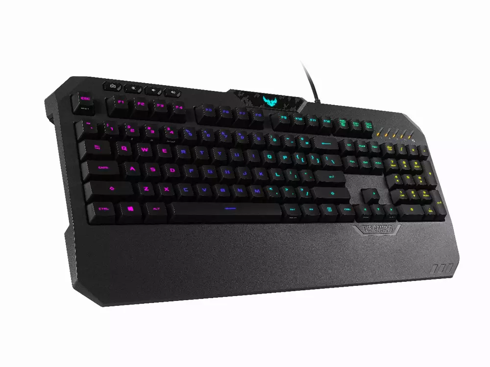 Геймърска Mech-Bran клавиатура ASUS TUF Gaming K5 RGB Aura Sync