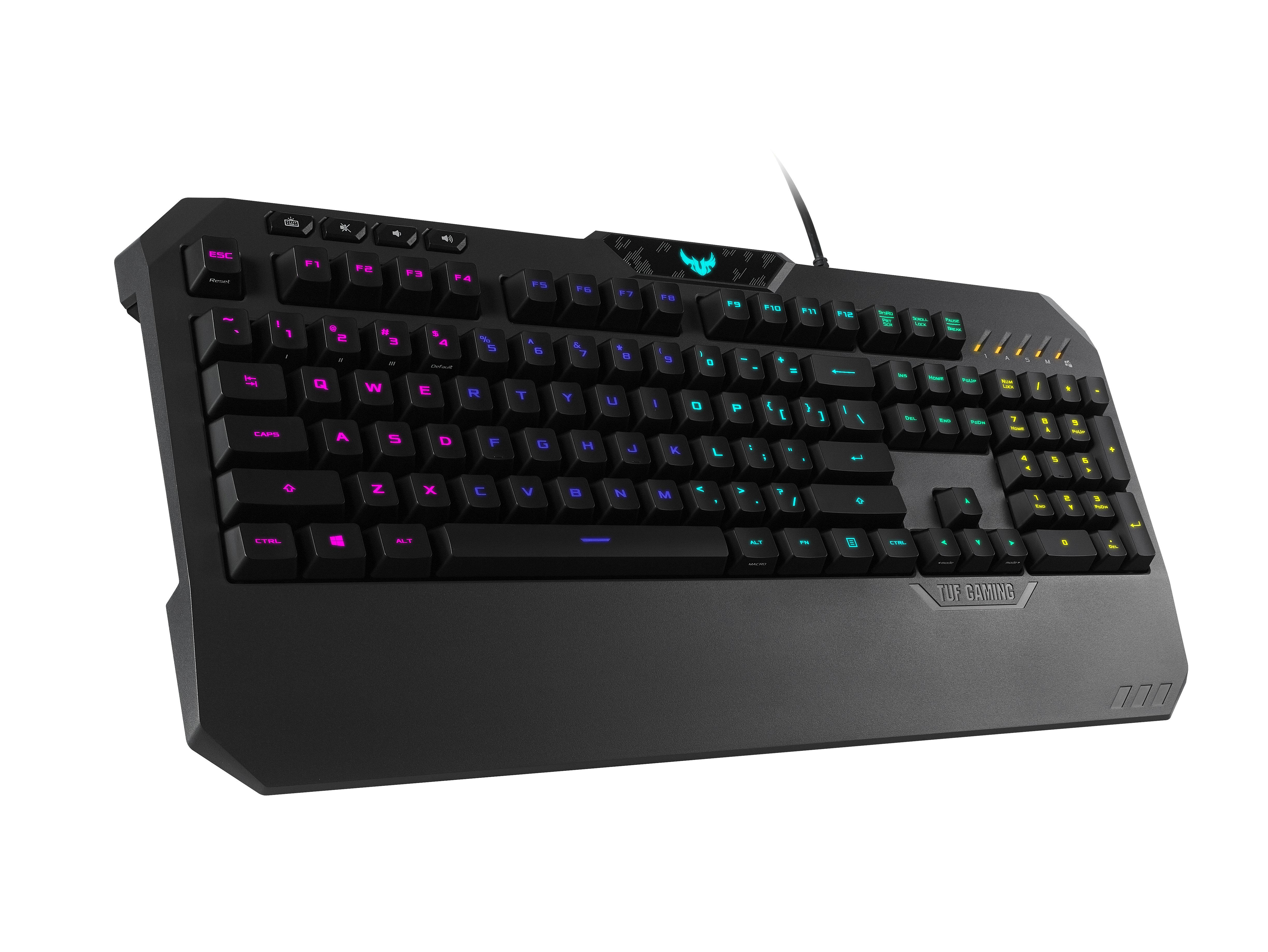 Геймърска Mech-Bran клавиатура ASUS TUF Gaming K5 RGB Aura Sync