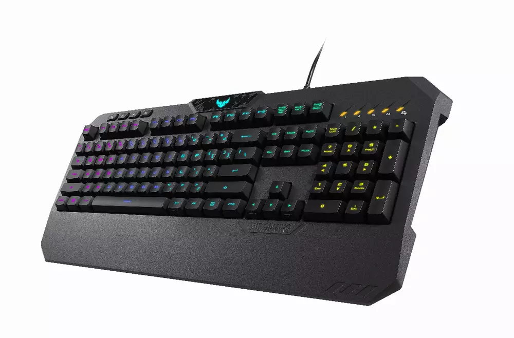 Геймърска Mech-Bran клавиатура ASUS TUF Gaming K5 RGB Aura Sync