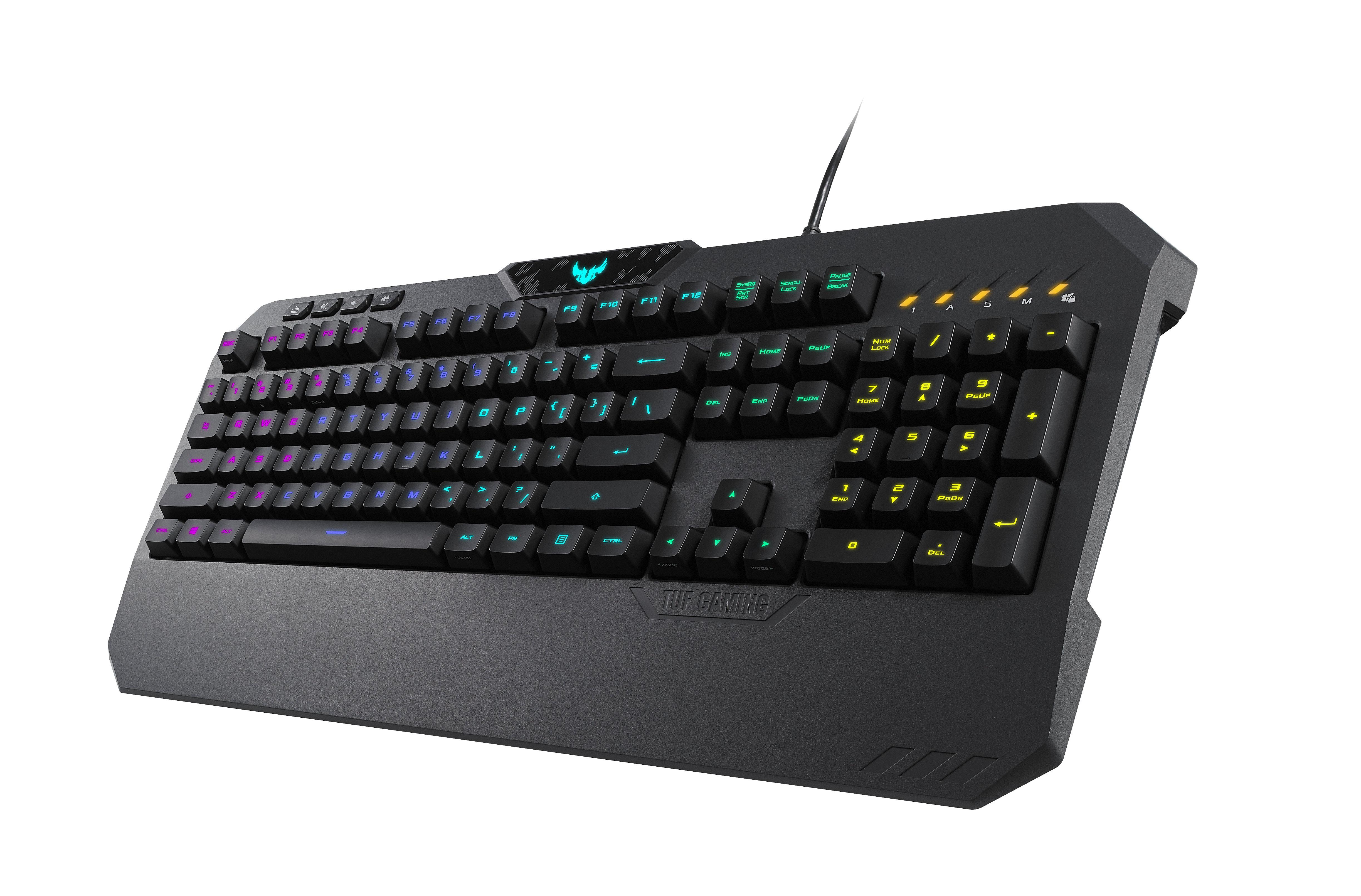 Геймърска Mech-Bran клавиатура ASUS TUF Gaming K5 RGB Aura Sync