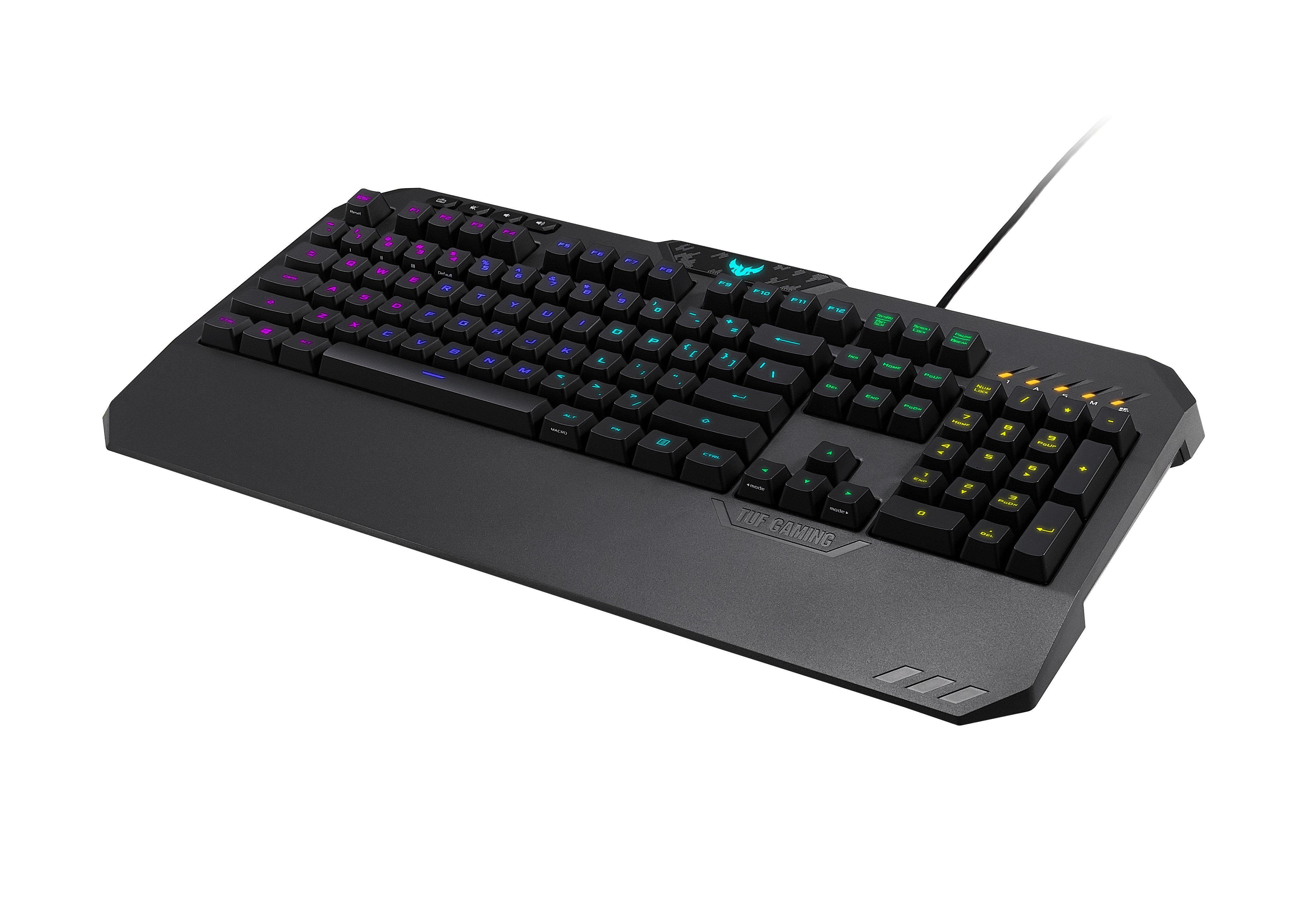 Геймърска Mech-Bran клавиатура ASUS TUF Gaming K5 RGB Aura Sync