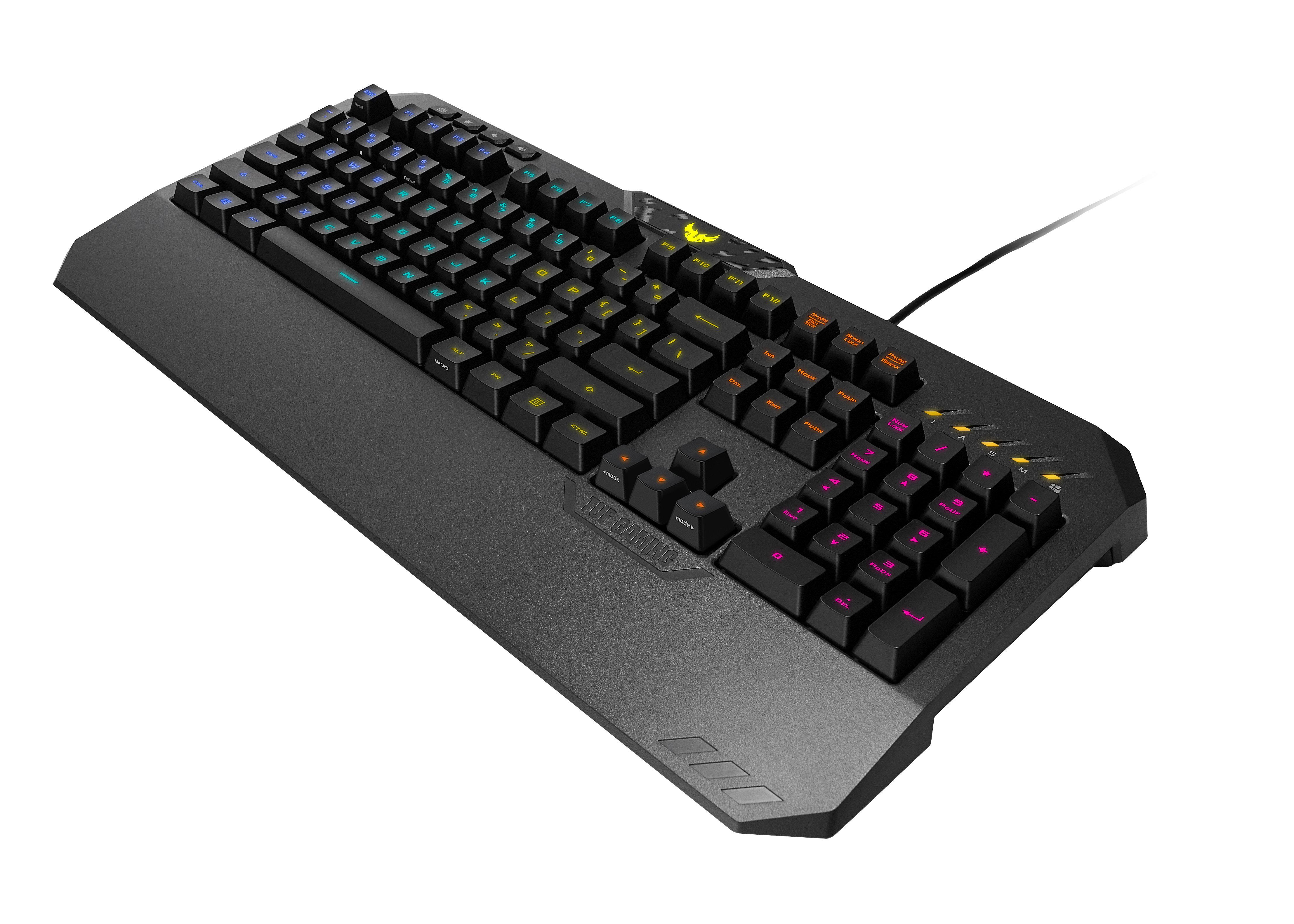 Геймърска Mech-Bran клавиатура ASUS TUF Gaming K5 RGB Aura Sync