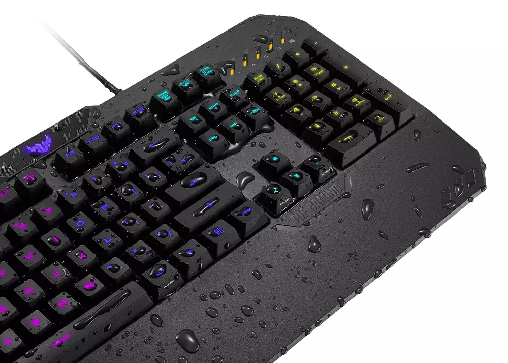 Геймърска Mech-Bran клавиатура ASUS TUF Gaming K5 RGB Aura Sync
