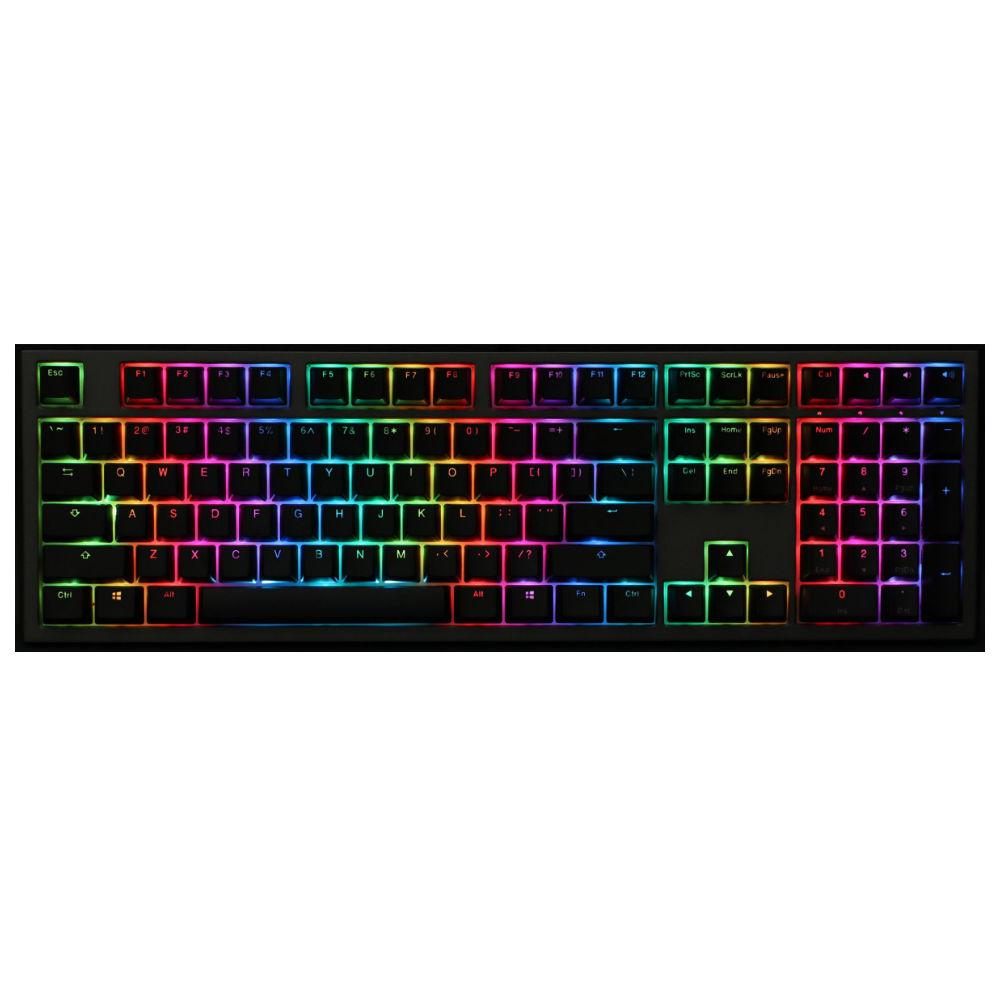 Геймърскa механична клавиатура Ducky Shine 7 Gunmetal Gray RGB, Cherry MX Silver