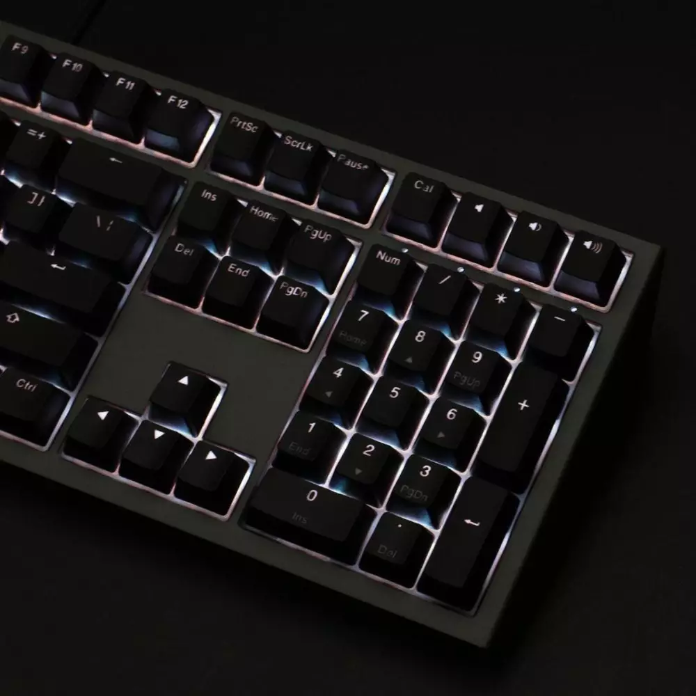 Геймърскa механична клавиатура Ducky Shine 7 Gunmetal Gray RGB, Cherry MX Silver