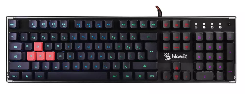 Геймърска клавиатура A4tech Bloody, B180R, Черна
