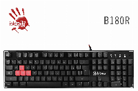 Геймърска клавиатура A4tech Bloody, B180R, Черна
