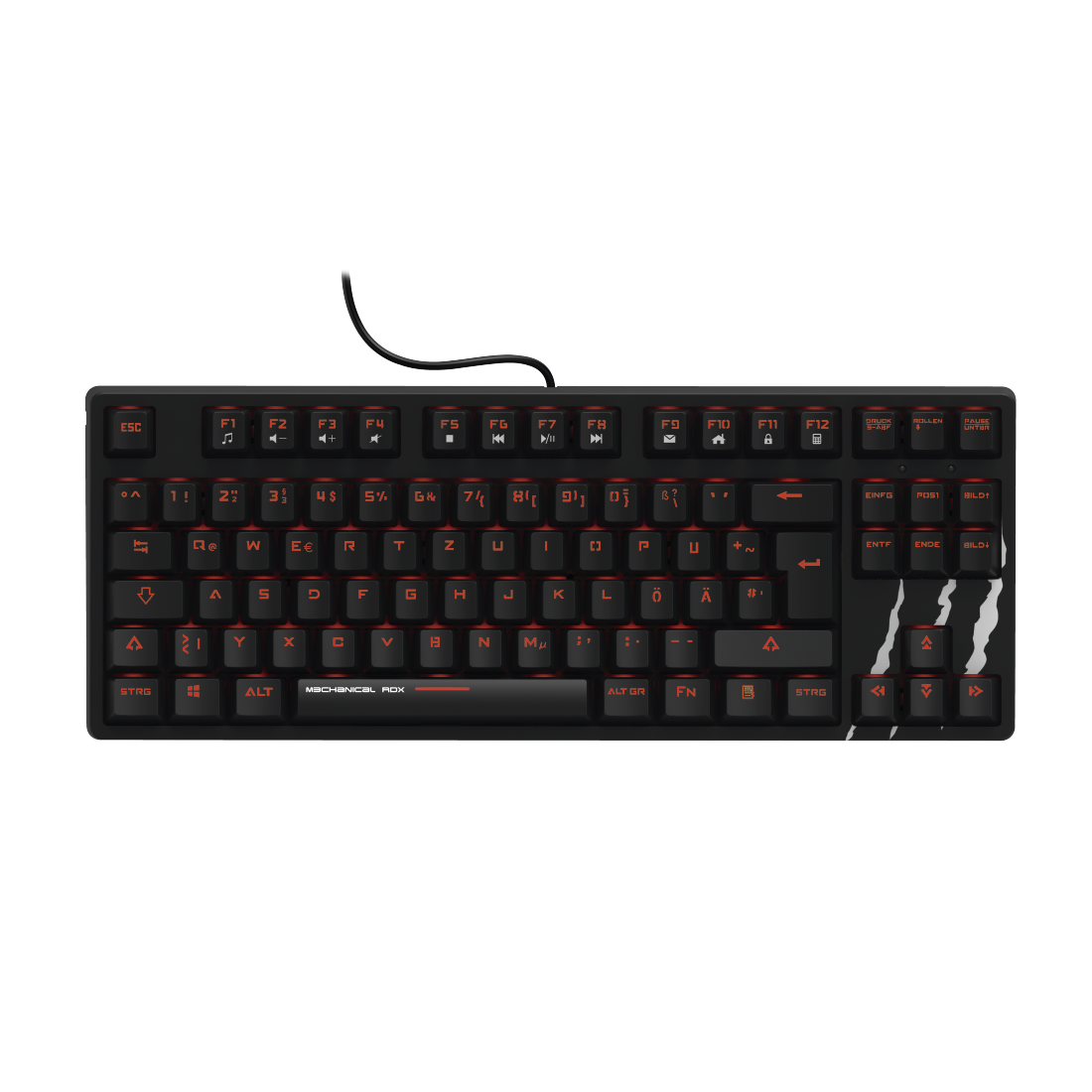 Геймърска механична клавиатура Hama Urage m3chanical RDX slim size USB