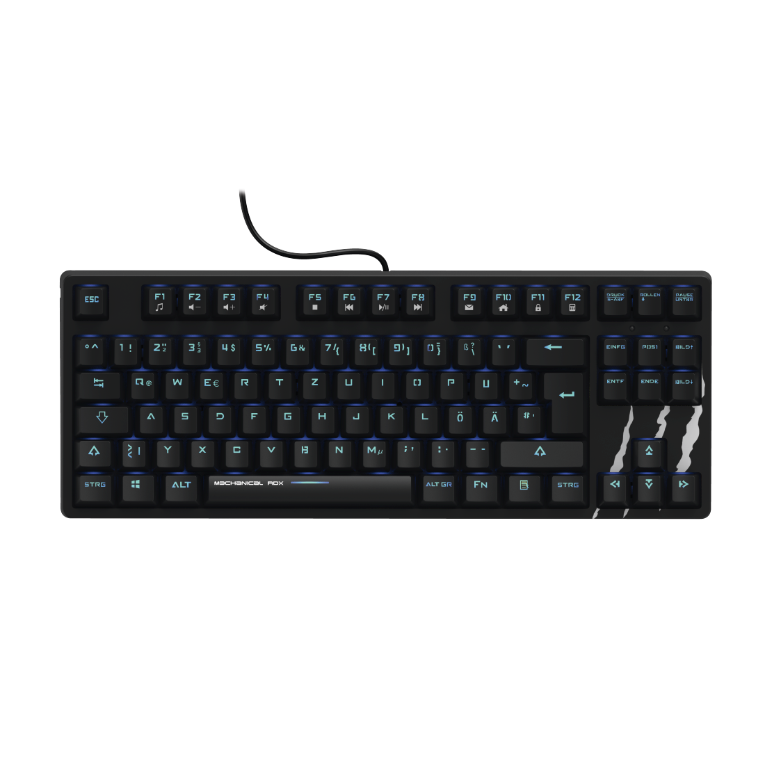 Геймърска механична клавиатура Hama Urage m3chanical RDX slim size USB